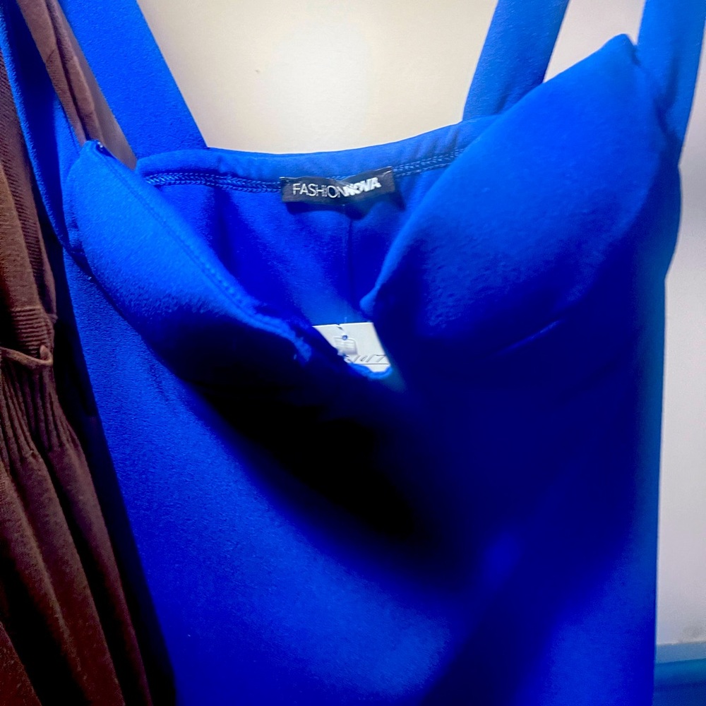 Blue dress